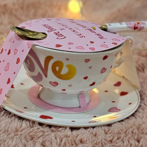 NWT Carebear Mug & Saucer and Spoon Set - Picture 3 of 4